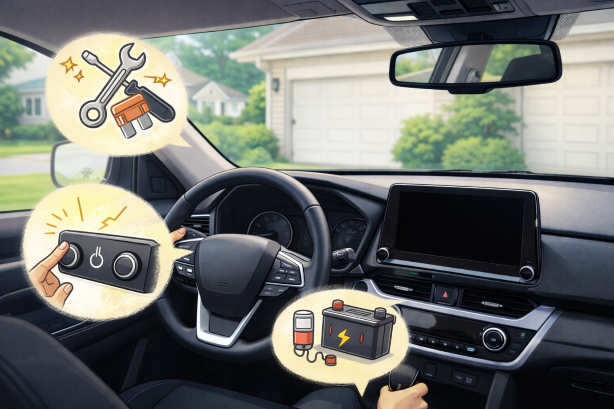 车载屏幕黑屏怎么办？维修费用大概多少